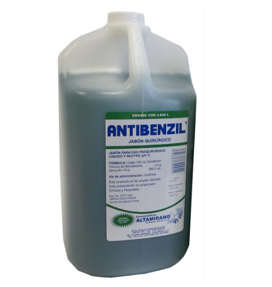 Jabón quirúrgico de 4 lts.